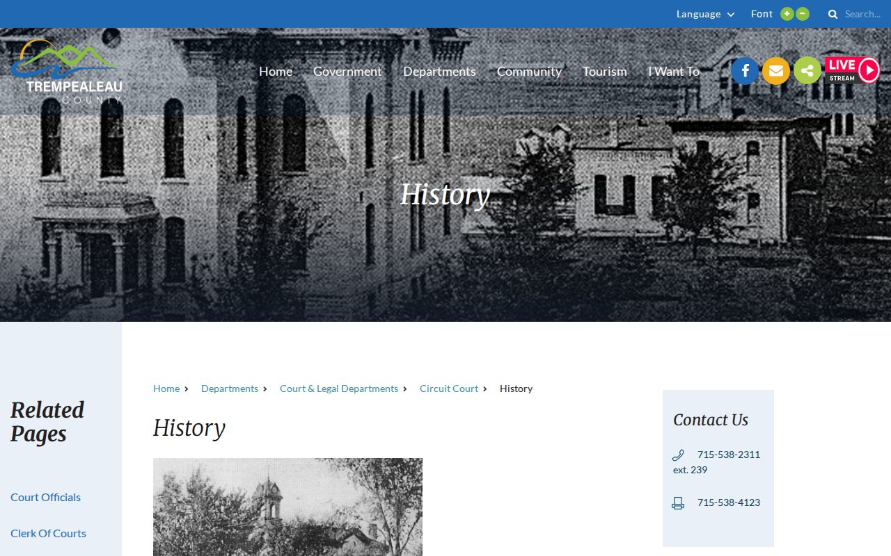 Galesville courthouse history behind Galesville criminal case records