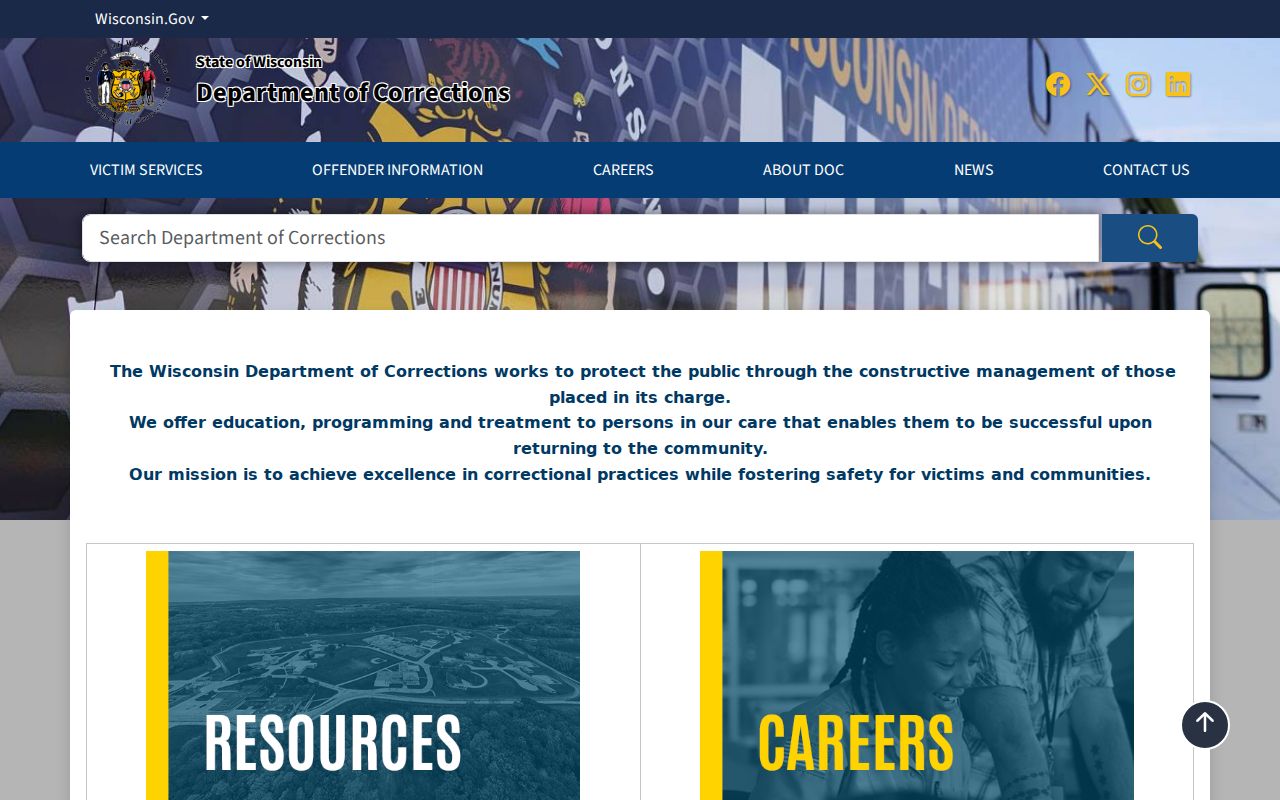 Trempealeau County criminal record Wisconsin corrections route